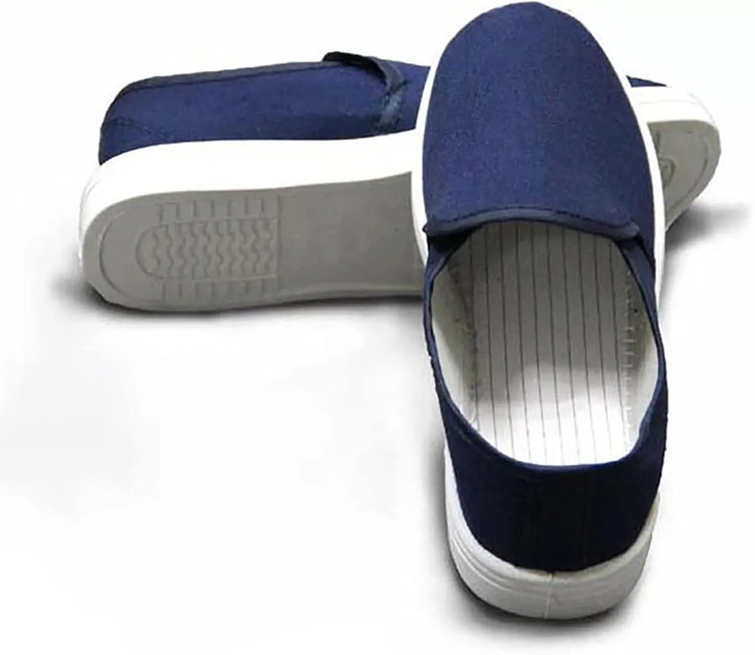 Men's Breathable Mesh Running Shoes Comfortable Breathable Stretch Canvas Slip On Sneaker Breathable Work Shoes