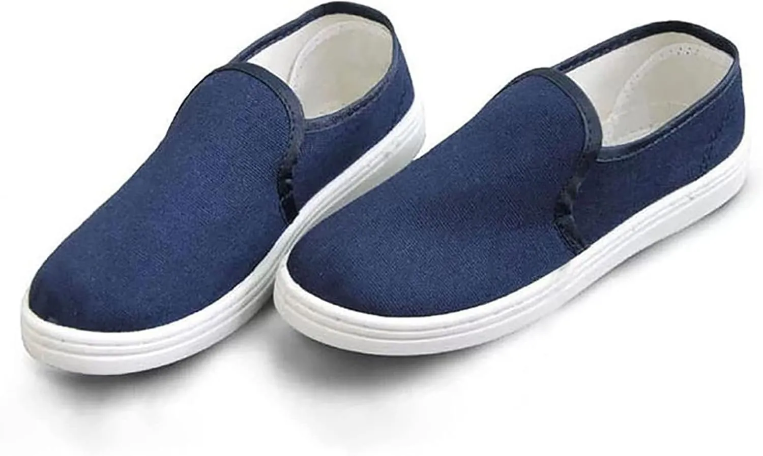 Men's Breathable Mesh Running Shoes Comfortable Breathable Stretch Canvas Slip On Sneaker Breathable Work Shoes