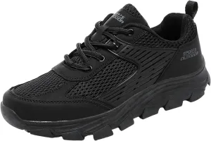 Men's Breathable Mesh Running Shoes Lightweight Breathable Slip On Running Shoe Men's Comfortable Canvas Shoes