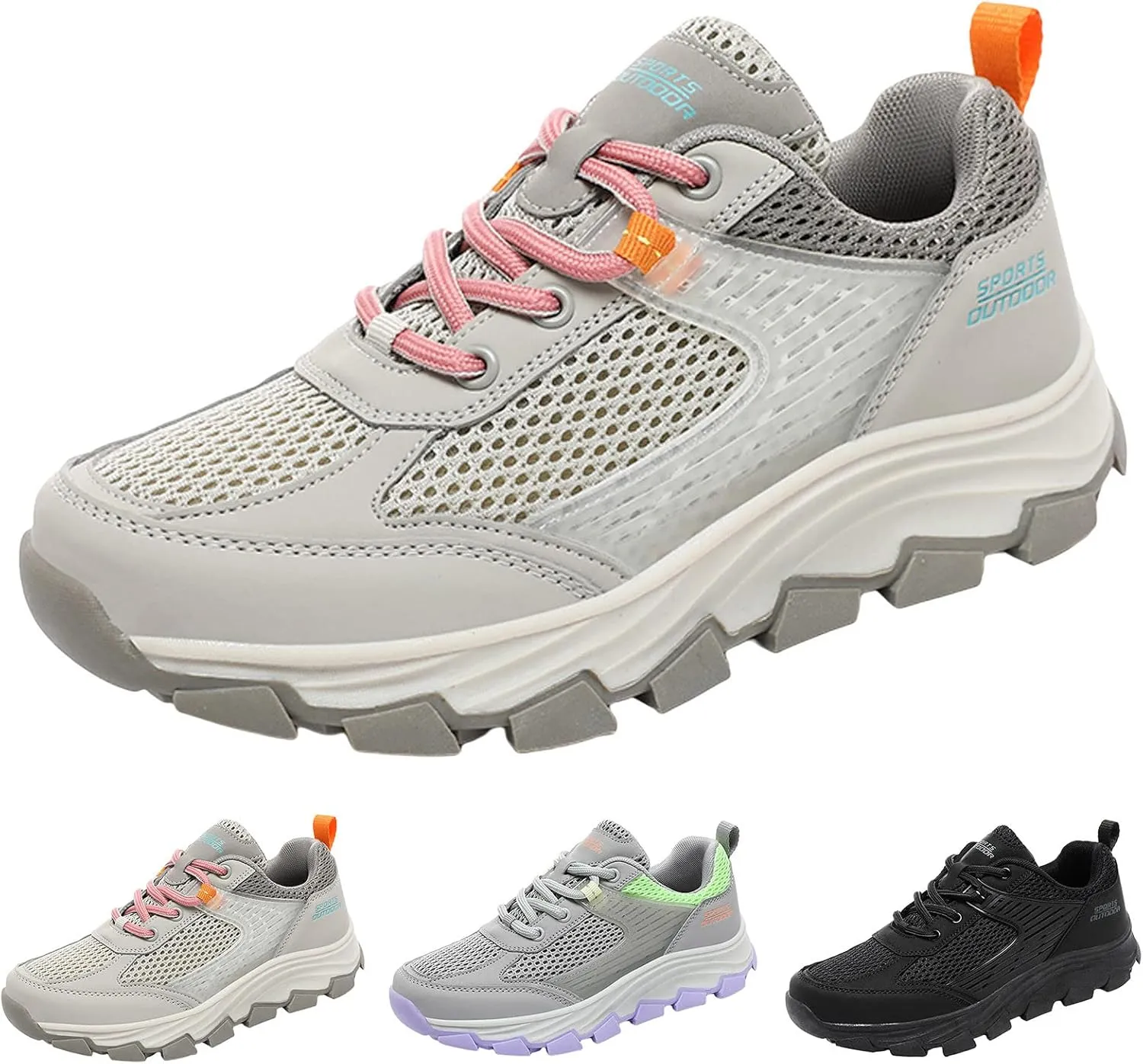Men's Breathable Mesh Running Shoes Lightweight Breathable Slip On Running Shoe Men's Comfortable Canvas Shoes