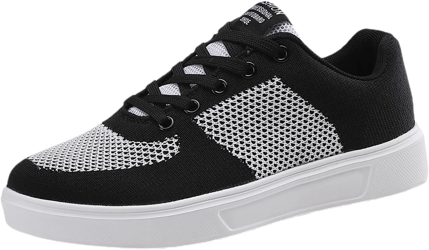 Men's Breathable Mesh Running Shoes Lightweight Breathable Walking Shoe Gym Tennis Lightweight Minimalist Shoes