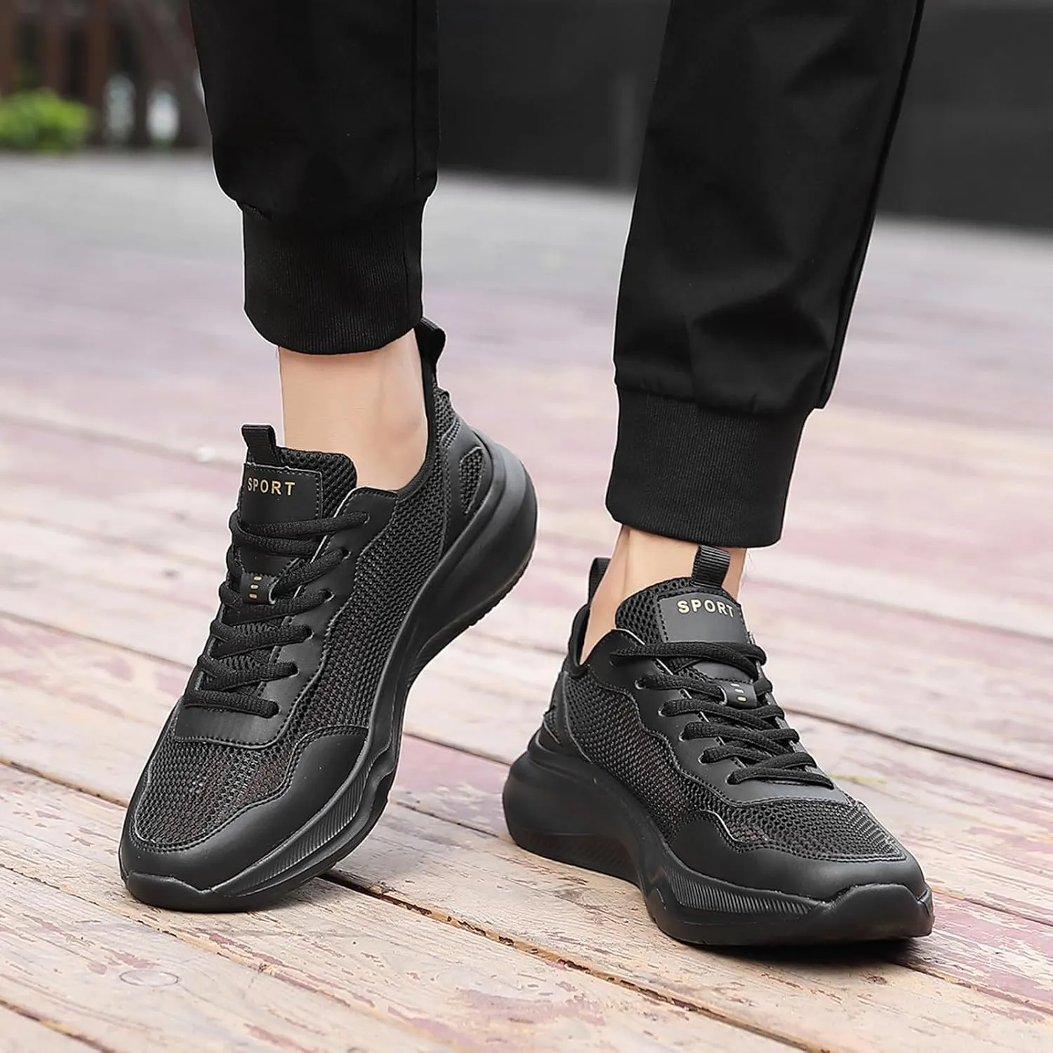 Mens Breathable Slip On Dress Shoes Breathable Elastic Fly Woven Mesh Sneaker Lightweight Elderly Slip On Shoes