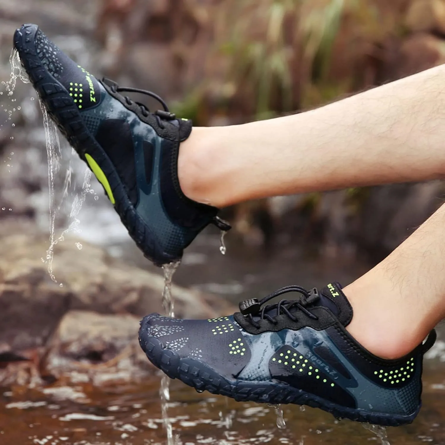 Men's Breathable Stretch Workout Shoes Breathable Casual Comfortable Walking Sneaker Comfortable Stretch Shoes