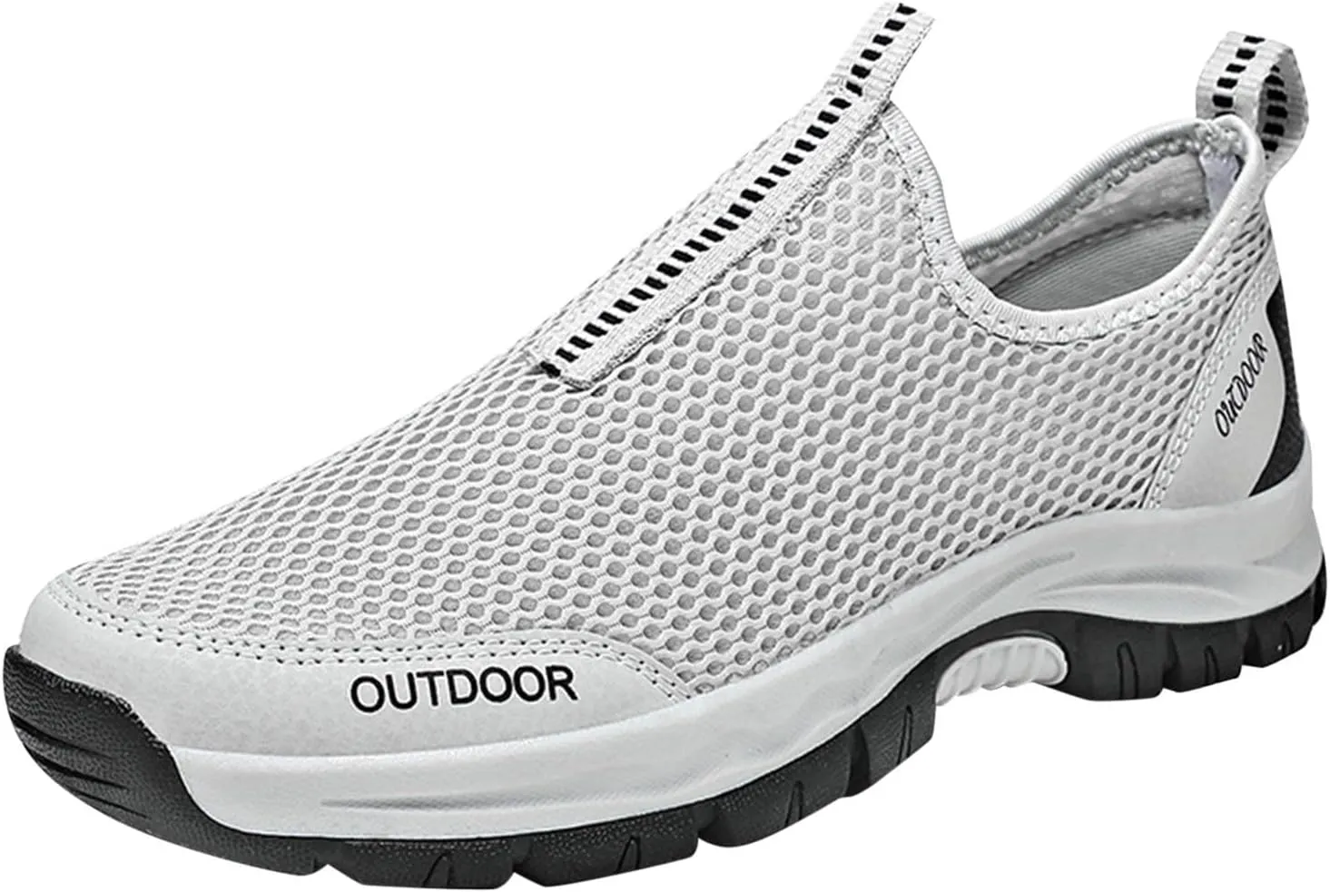 Men's Breathable Stretch Workout Shoes Breathable Casual Comfortable Walking Sneaker Non Slip Barefoot Sneaker