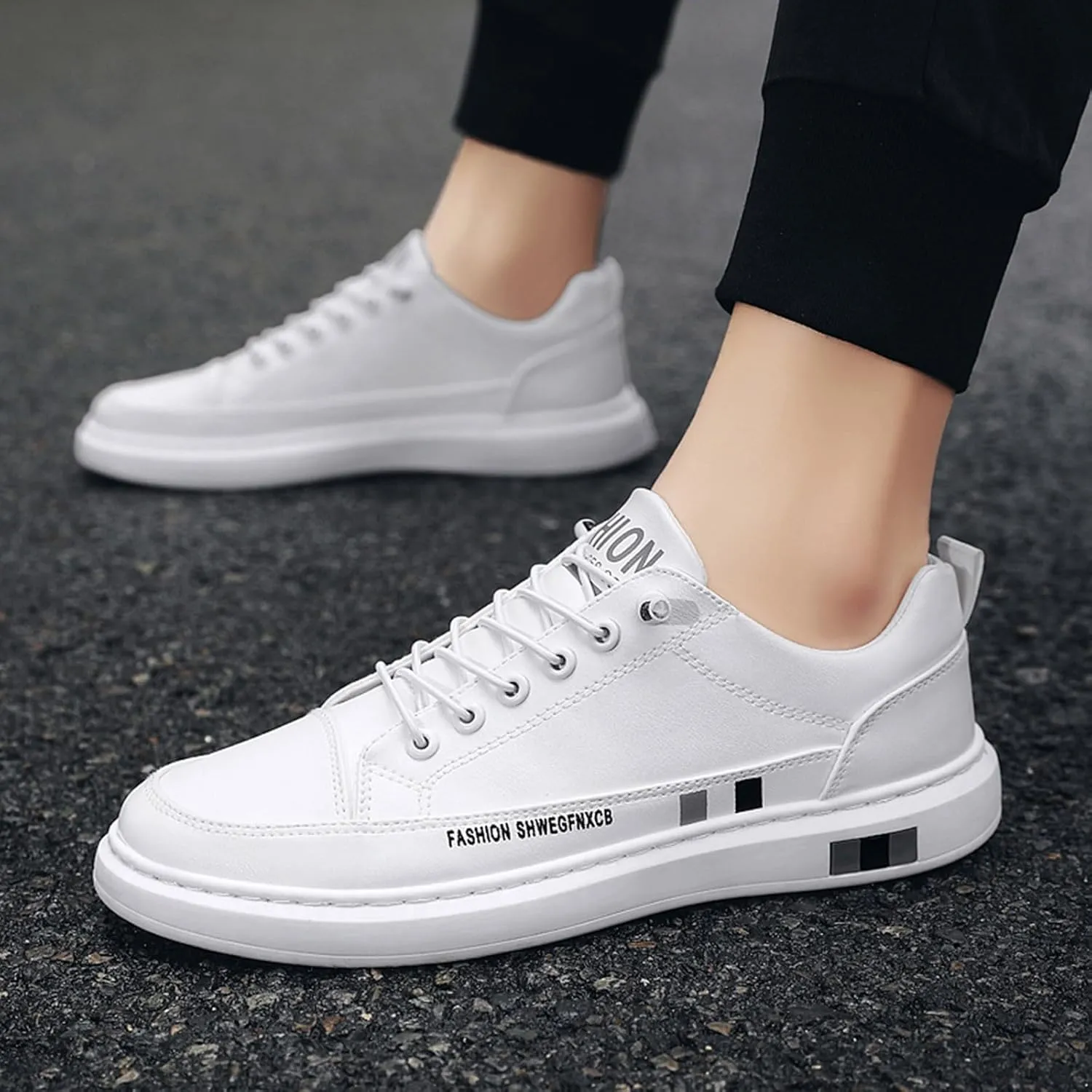 Men's Breathable Stretch Workout Shoes Business Mesh Breathable Walking Shoe Men's Stylish Lightweight Sneakers