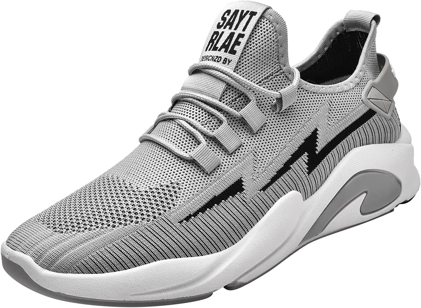 Men's Breathable Stretch Workout Shoes Comfortable Breathable Lace Up Sneaker Men's Sport Breathable Mesh Shoes