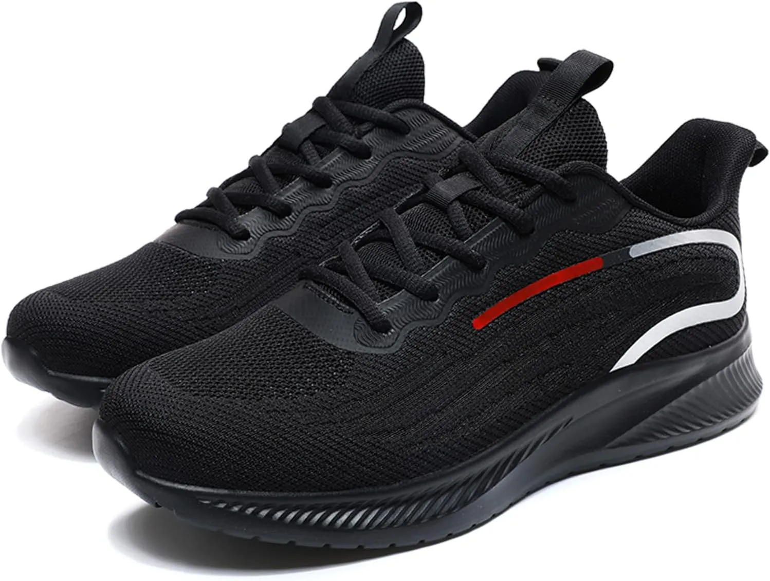 Men's Breathable Stretch Workout Shoes Lightweight Breathable Slip On Running Shoe Men's Business Casual Shoes