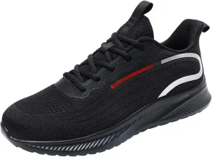 Men's Breathable Stretch Workout Shoes Lightweight Breathable Slip On Running Shoe Men's Business Casual Shoes