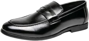 Men's Casual Loafers Slip On Leather Shoes Lightweight Driving Shoes Moccasins Classic Loafer Flats Boat Shoes