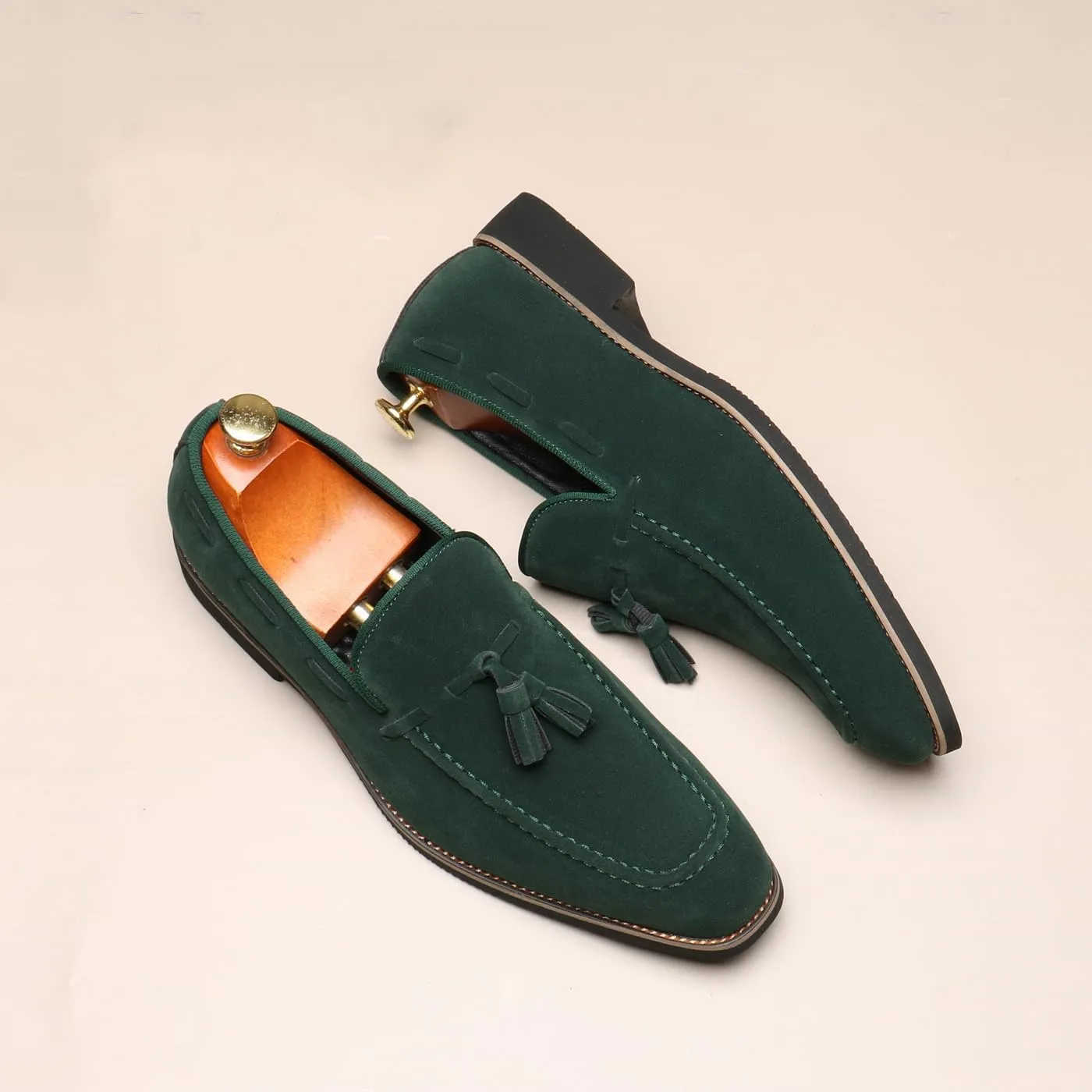 Men's Classic Tassel Loafers Moccasins Slip-ons Wedding Prom Formal Dress Casual Shoes for Men