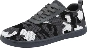 Men's Comfortable Shoes with Pattern Flat Non Slip Sole Breathable Lightweight Daily Walking Shoes Ideal Gift for Father and Boyfriend Green Footwear Male Slip On Sneakers