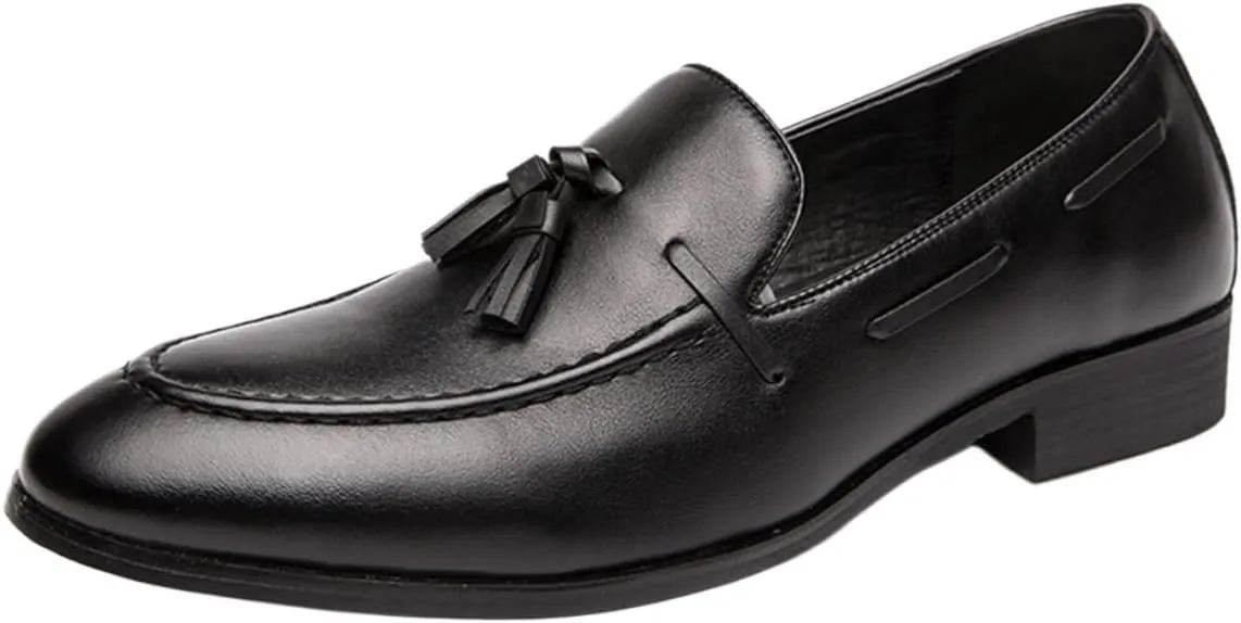 Men's Driving Moccasins - Breathable Tassel Loafers with Anti-Slip Sole, Flexible Fit, Lightweight Design for Walking and Casual Wear