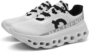 Men's Fashion Sneakers Breathable Mesh Running Shoes Cushioned Athletic Sneakers Non Slip Soft Sole Casual Athletic Walking Shoes