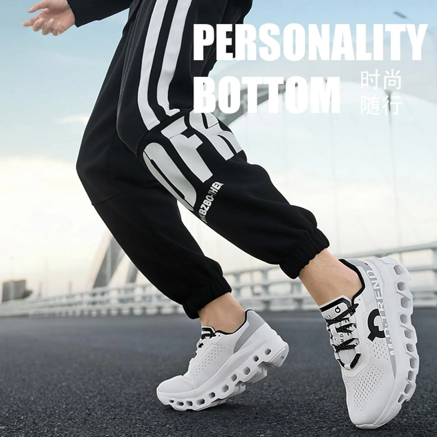 Men's Fashion Sneakers Breathable Mesh Running Shoes Cushioned Athletic Sneakers Non Slip Soft Sole Casual Athletic Walking Shoes
