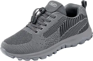 Men's Fashion Versatile Walking Shoes Breathable Mesh Comfortable Tennis Shoe Breathable Diabetic Shoes for Men