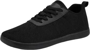 Men's Flat Skate Shoes with Comfortable Sole Daily Casual Work Shoes for Men Lace Up Fashion Breathable Sneakers for Male Lightweight Walking Long Standing Slip on Footwear