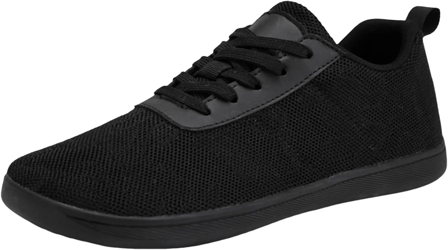 Men's Flat Skate Shoes with Comfortable Sole Daily Casual Work Shoes for Men Lace Up Fashion Breathable Sneakers for Male Lightweight Walking Long Standing Slip on Footwear