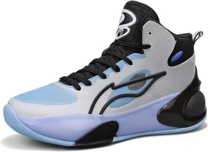Men's High Top Basketball Shoes Arch Support Teenager Fashion Sneakers Shoes Women's High Top Sports Tennis Walking Fitness Shoes Indoor or Outdoor Basketball Sneakers Shoes