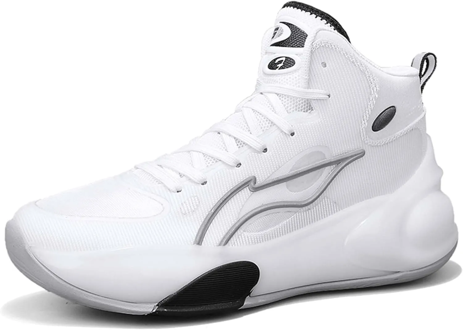 Men's High Top Basketball Shoes Arch Support Teenager Fashion Sneakers Shoes Women's High Top Sports Tennis Walking Fitness Shoes Indoor or Outdoor Basketball Sneakers Shoes