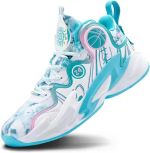 Men's High Top Basketball Shoes Enhance Ankle Support and Non Slip Rubber Soles