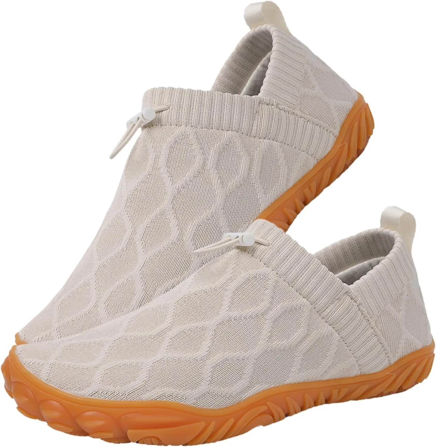 Men's Hiking Sneakers Knitted Non-Slip Walking Shoes Slip-On Breathable Mesh Outdoor Shoes Boating Surfing Walking