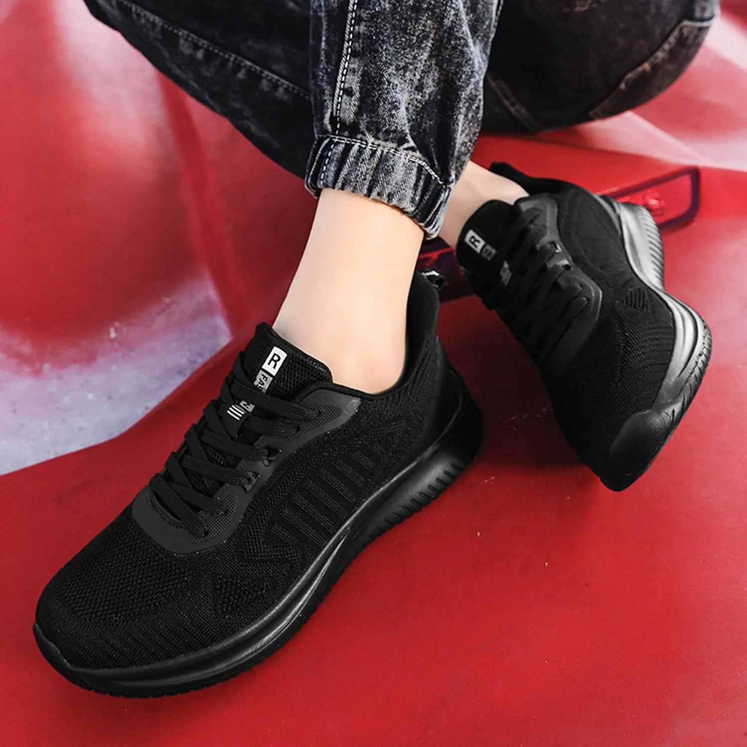 Men's Lace Up Lightweight Anti Slip Arch Support Casual Breathable Fitness Cushioning Training Sports Running Shoes, Park Walking Shoes, Street Sports Basketball Shoes