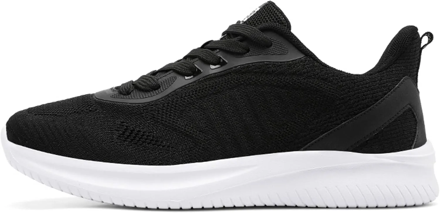 Men's Lace Up Lightweight Anti Slip Arch Support Casual Breathable Fitness Cushioning Training Sports Running Shoes, Park Walking Shoes, Street Sports Basketball Shoes