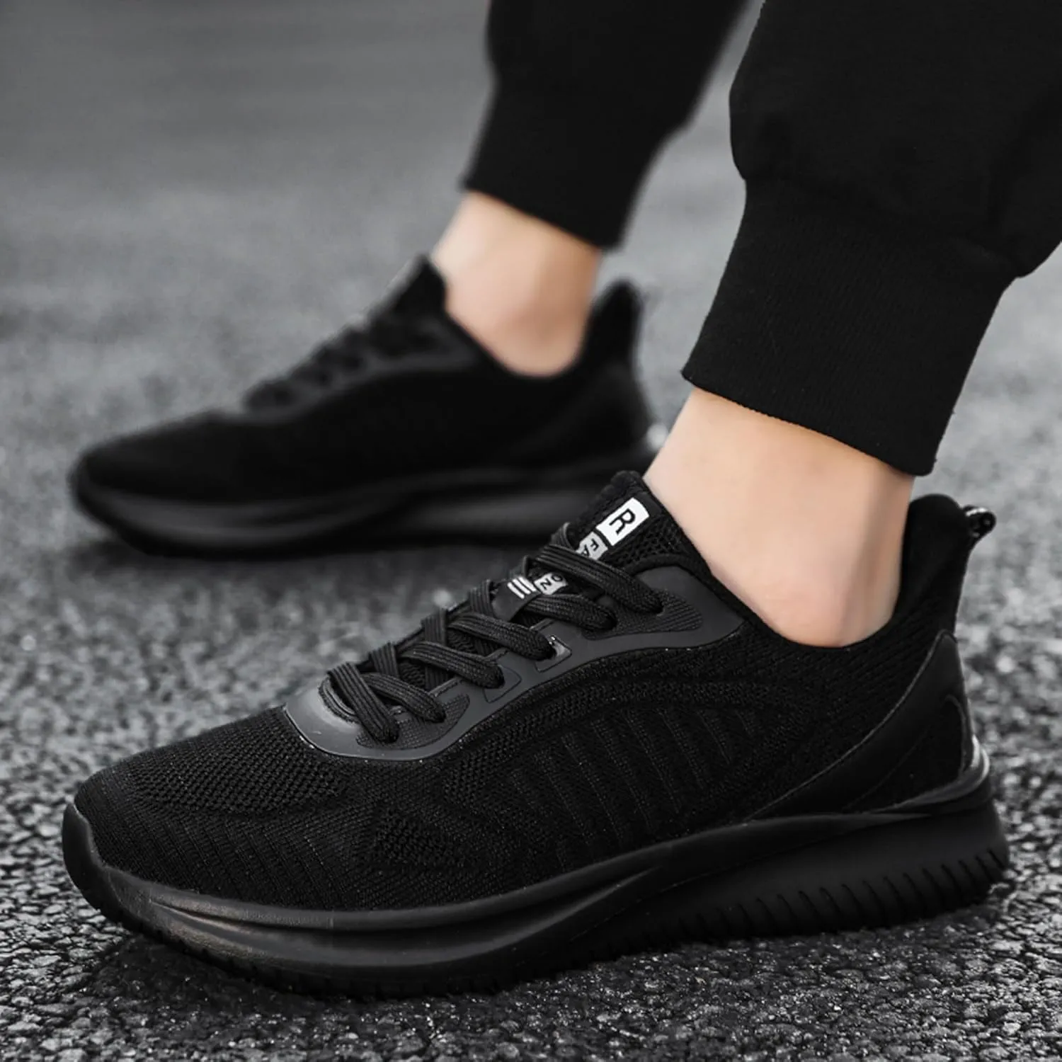 Men's Lace Up Lightweight Anti Slip Arch Support Casual Breathable Fitness Cushioning Training Sports Running Shoes, Park Walking Shoes, Street Sports Basketball Shoes