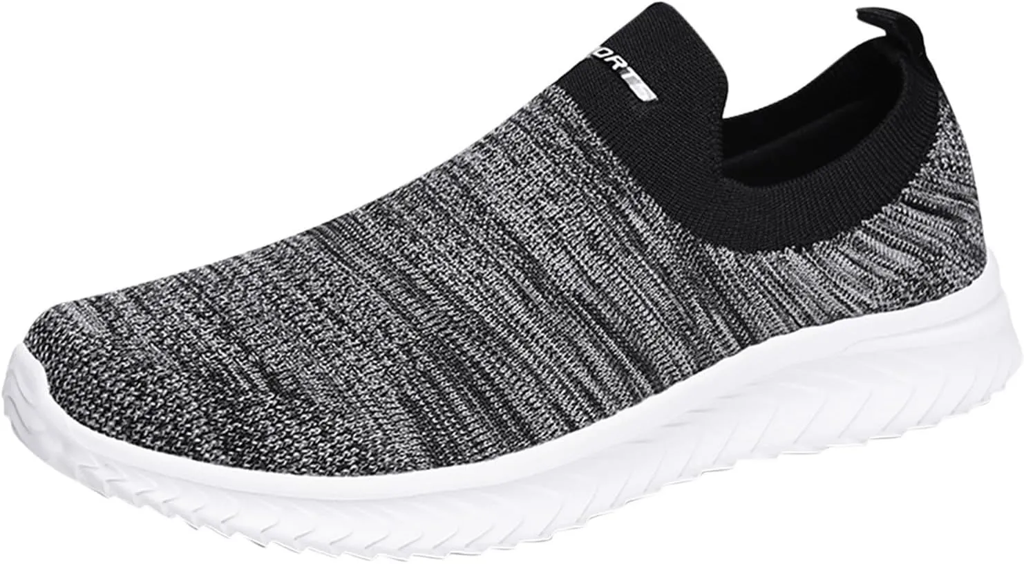 Men's Lightweight Cushion Sneakers Breathable Elastic Fly Woven Mesh Sneaker Men's Sport Breathable Mesh Shoes