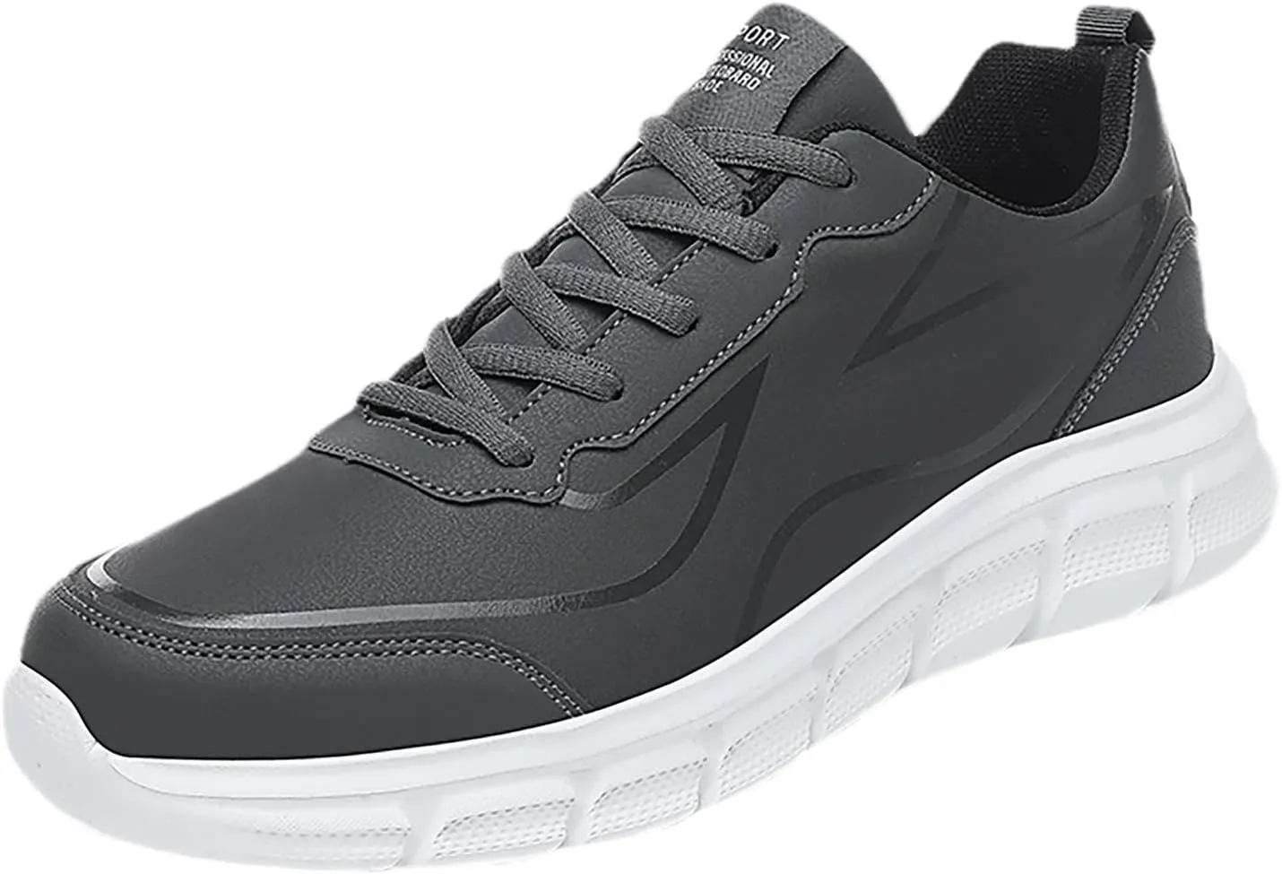 Mens Lightweight Minimalist Shoes Comfortable Breathable Stretch Canvas Slip On Sneaker Non Slip Walking Shoes