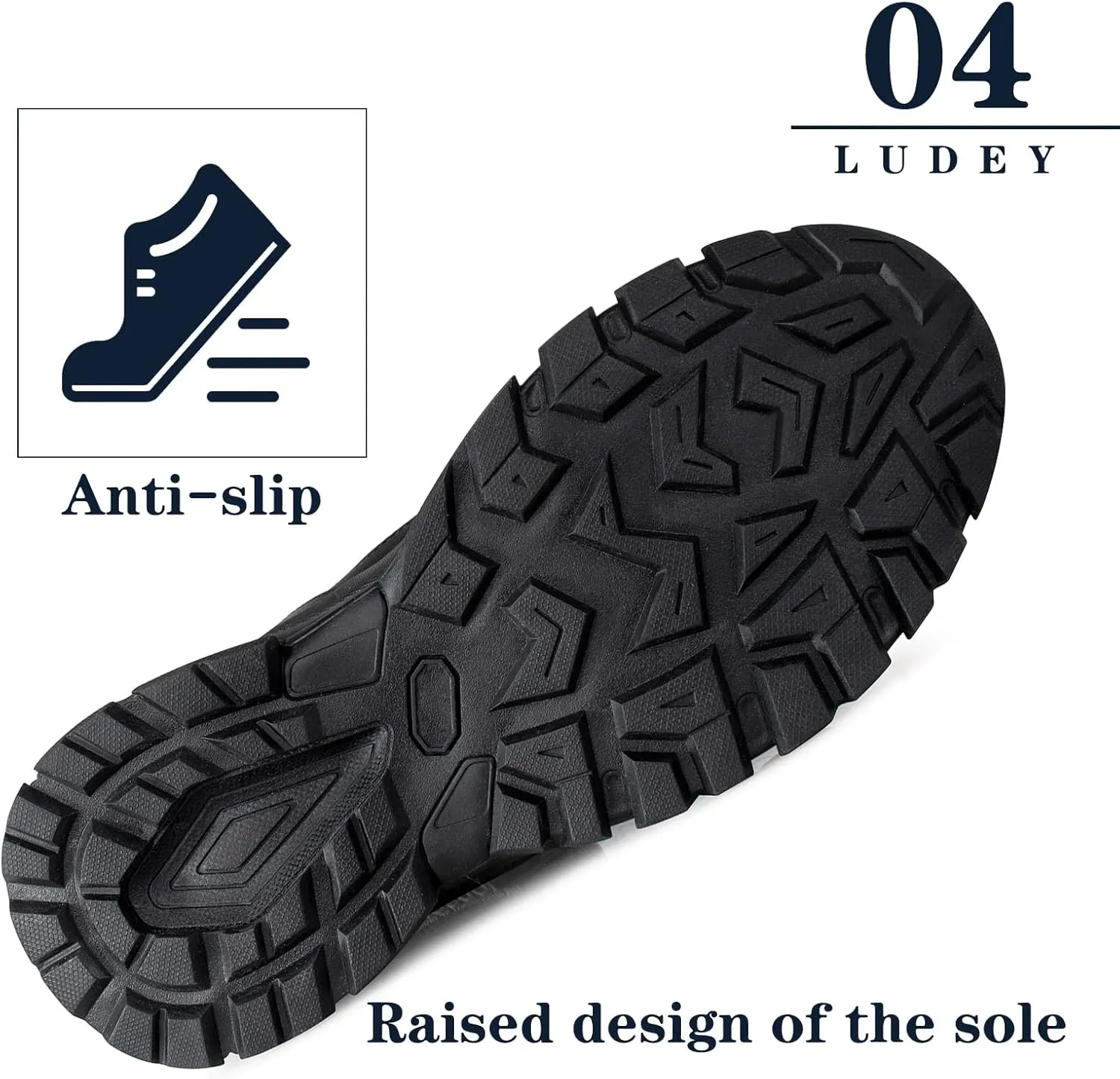Men's Lightweight Tactical Hiking Boots Waterproof Military Outdoor Motorcycle Desert Boots Durable Comfortable for Combat Work All Season