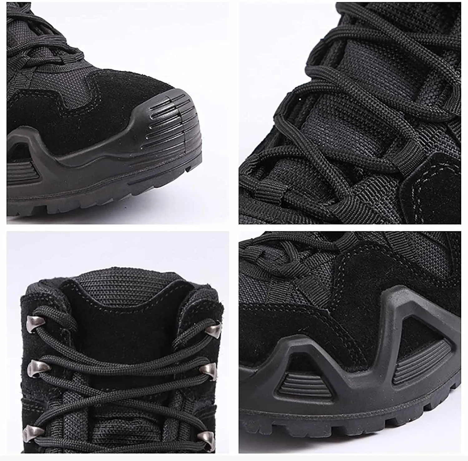 Men's Military & Tactical Boots, Durable Army Combat Boots Comfortable Work Boots Waterproof Security Boots Outdoor Army Hunting Jungle Hiking Boots
