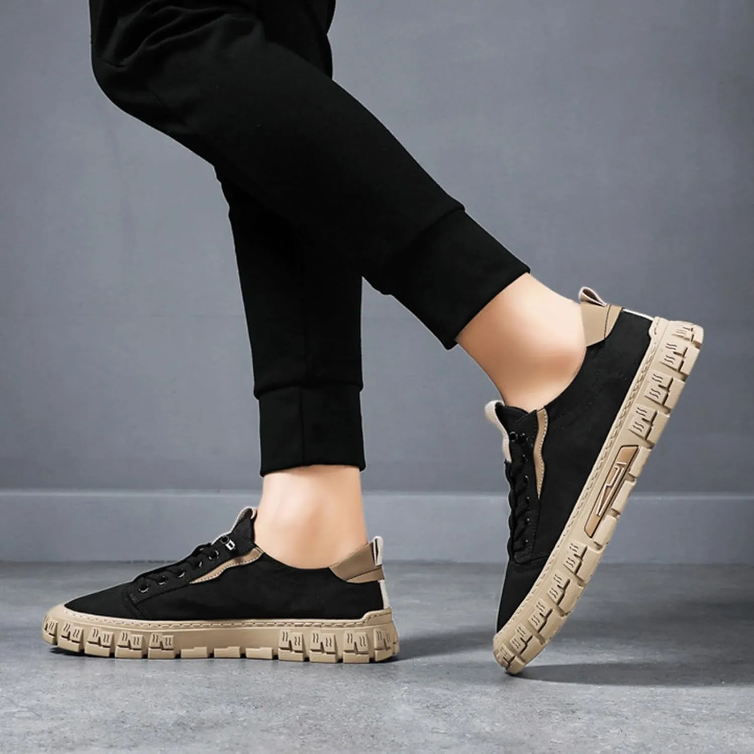Men's Non Slip Barefoot Minimalist Shoes Business Mesh Breathable Walking Shoe Men's Breathable Barefoot Shoes