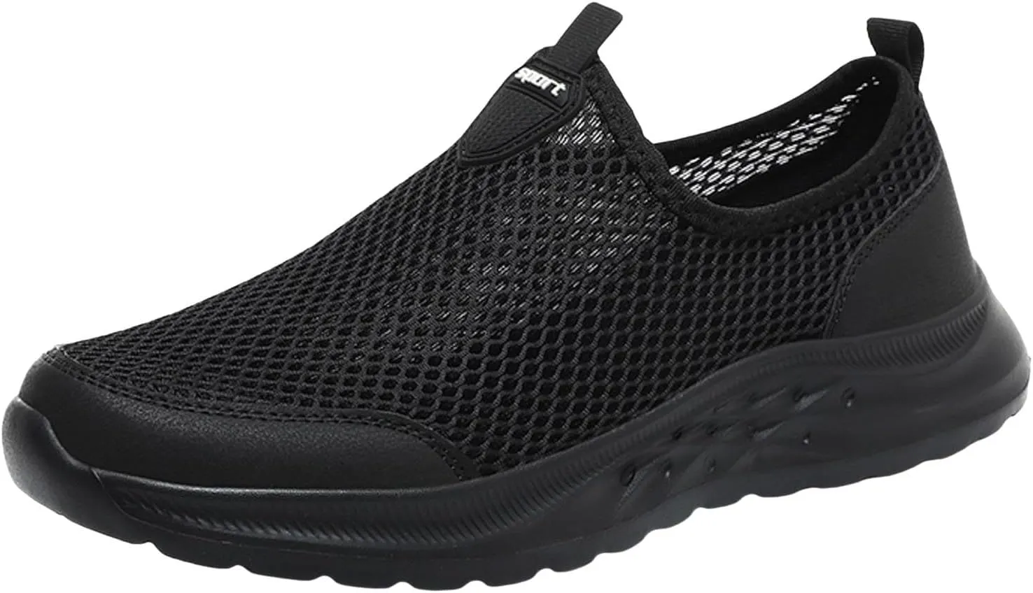 Men's Orthopedic Comfortable Slip-On Shoes Lightweight Breathable Slip On Running Shoe Supportive Walking Shoes