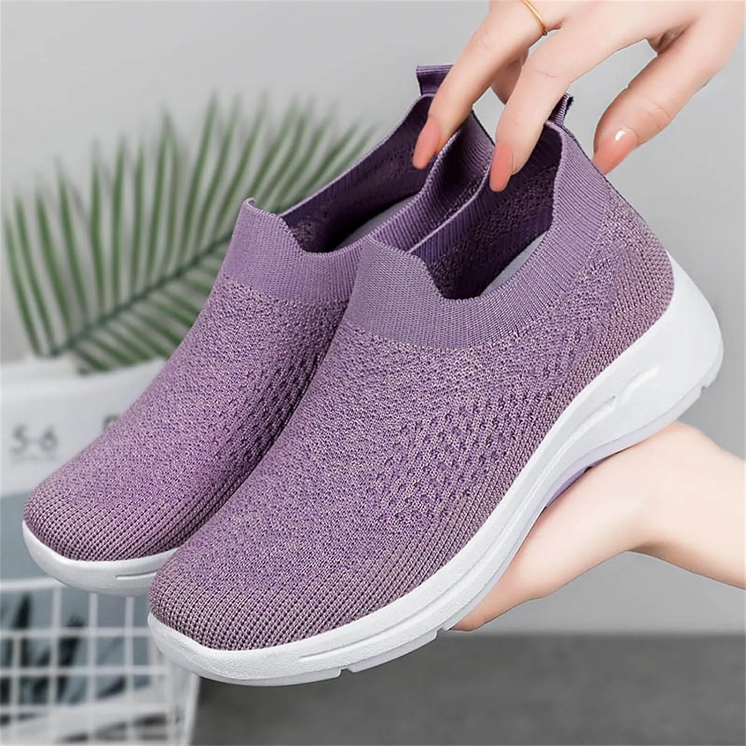 Mens Oxfors Casual Fashion Slip on Shoes Dress Business Sneakers Mesh Comfortable Lightweight Workout Footwear