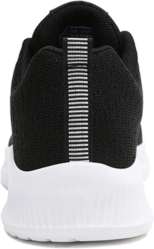 Mens Runnimg Shoes Men's Lightweight Breathable Sneakers Comfortable Lace Up Flat Non Slip Walking Shoe