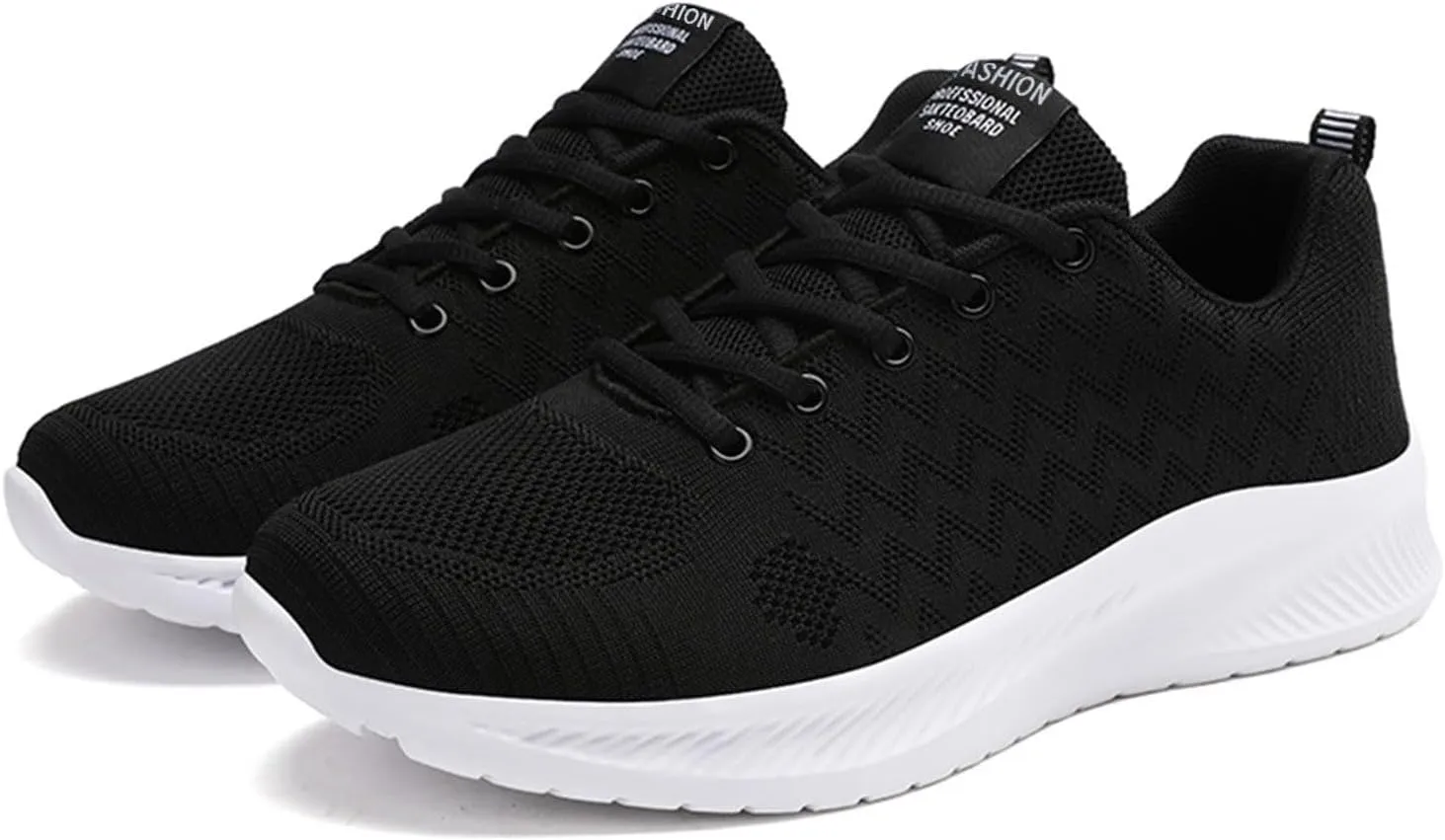 Mens Runnimg Shoes Men's Lightweight Breathable Sneakers Comfortable Lace Up Flat Non Slip Walking Shoe