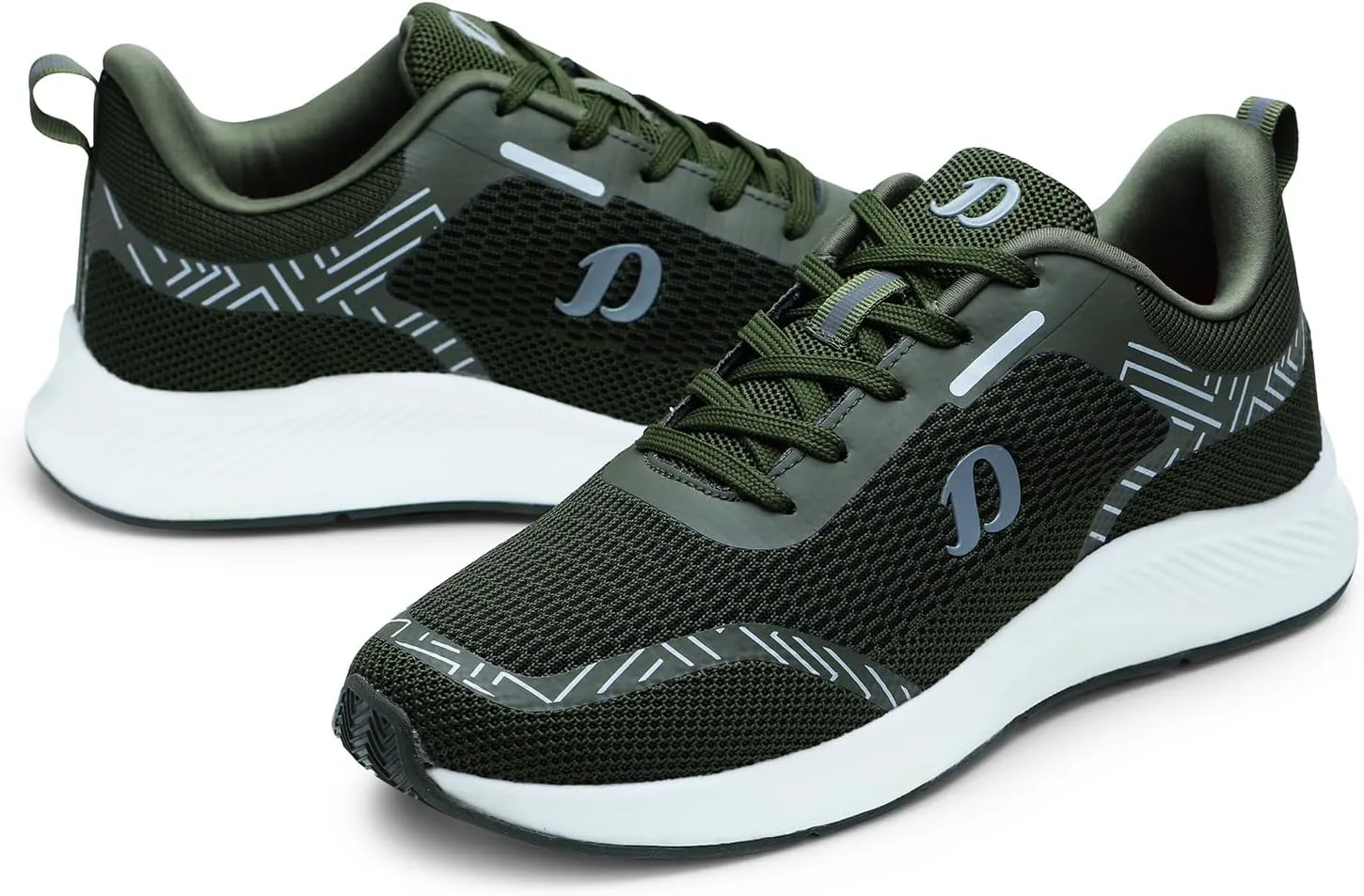 Mens Running Shoe with Memory Foam Insole & Ultrasoft Outsole|Sports,Gym,Training,Walking,Jogging,Casual,Athletics|Lightweight & Comfortable|Slipon Sneaker Lace-Up Gents Boys D-2010