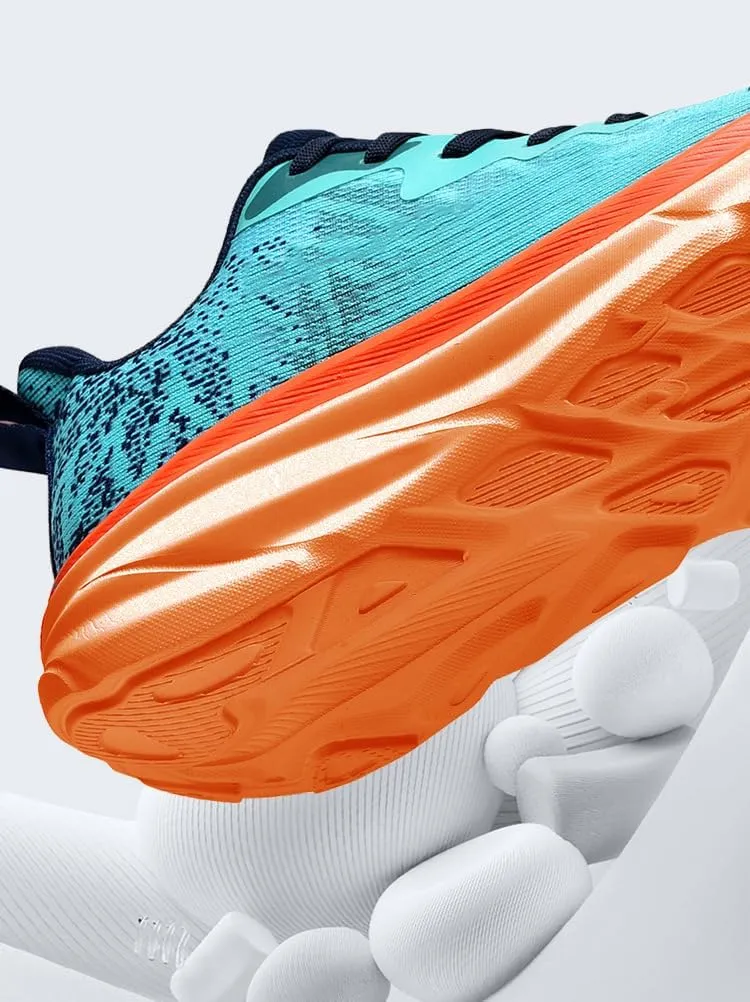 Men's Running Sneakers Shoes Comfortable Platform Cushioned Mens Road Running Shoes Ultra Light Breathable 2025 Casual Walking Tennis Jogging Athletic Trainers