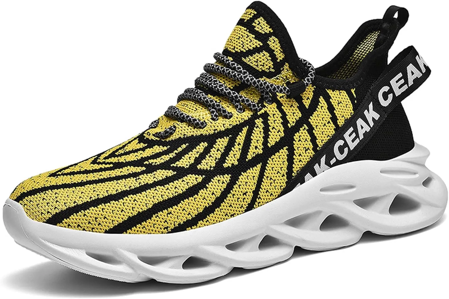 Men's Sports Running Shoes - Breathable Mesh - Fashion Sneakers - Men's Plus Size Basketball Shoes Non-slip Cushioned Walking Shoes - Fitness Tennis Work Shoes