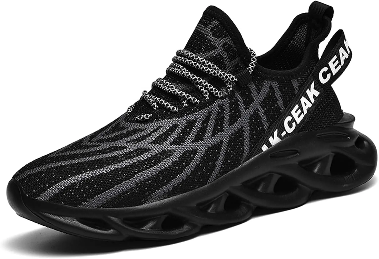 Men's Sports Running Shoes - Breathable Mesh - Fashion Sneakers - Men's Plus Size Basketball Shoes Non-slip Cushioned Walking Shoes - Fitness Tennis Work Shoes