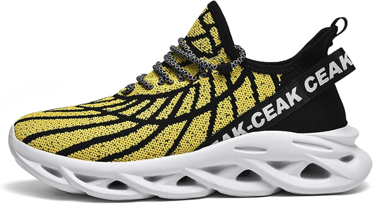 Men's Sports Running Shoes - Breathable Mesh - Fashion Sneakers - Men's Plus Size Basketball Shoes Non-slip Cushioned Walking Shoes - Fitness Tennis Work Shoes