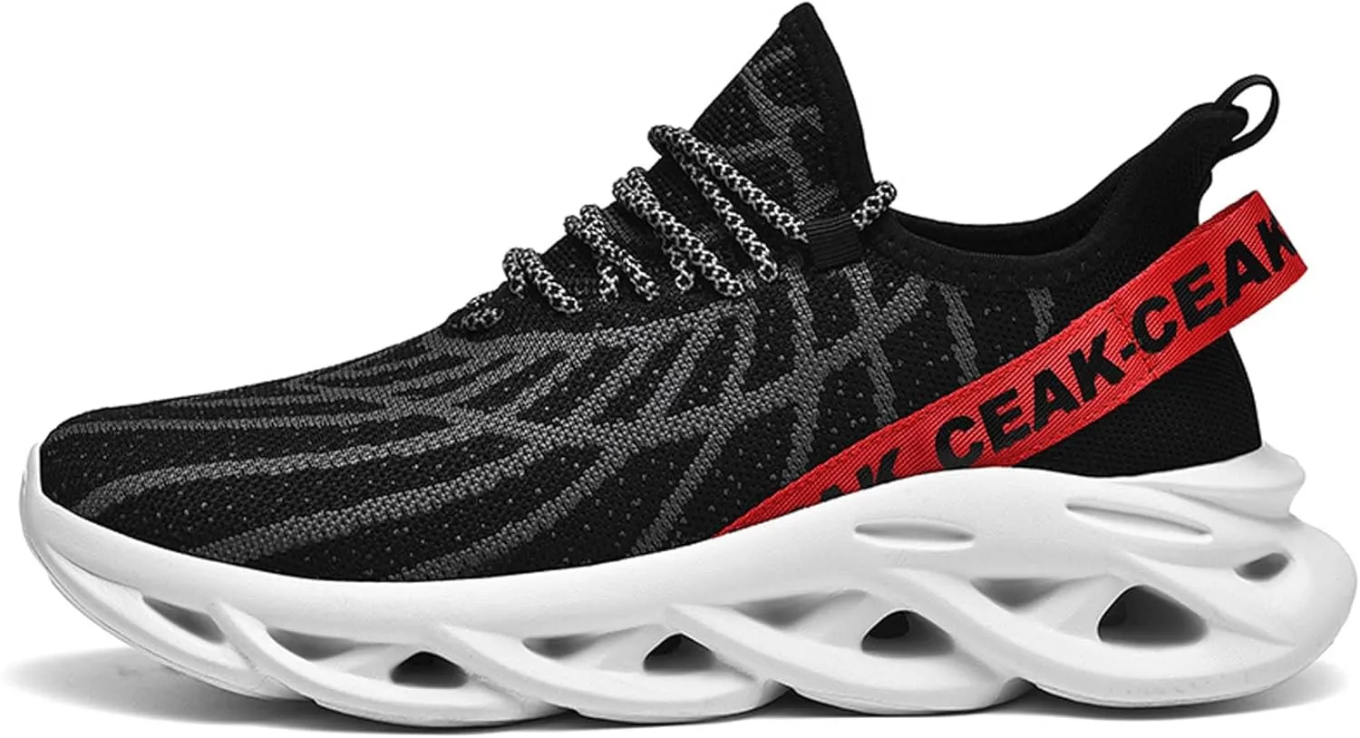 Men's Sports Running Shoes - Breathable Mesh - Fashion Sneakers - Men's Plus Size Basketball Shoes Non-slip Cushioned Walking Shoes - Fitness Tennis Work Shoes