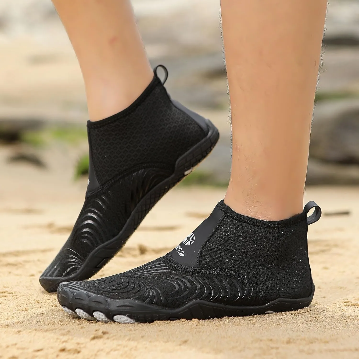 Men's Stretch Shoes Water Socks Beach Shoes Swim Surf Yoga Exercise Elastic Slip On Barefoot