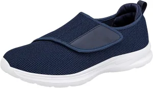 Men's Stylish Lightweight Sneakers Lightweight Breathable Slip on Running Shoe Convenient Elderly Slip on Shoes