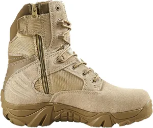 Men's Tactical Boots, Lightweight Outdoor Hiking Boots, Side Zipper Jungle Boots, Comfort Durable Breathable(Mi,12)