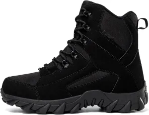 Men's Tactical Boots Lightweight Work Boots for Durable Suede Leather Military Breathable Jungle Desert Combat Boots