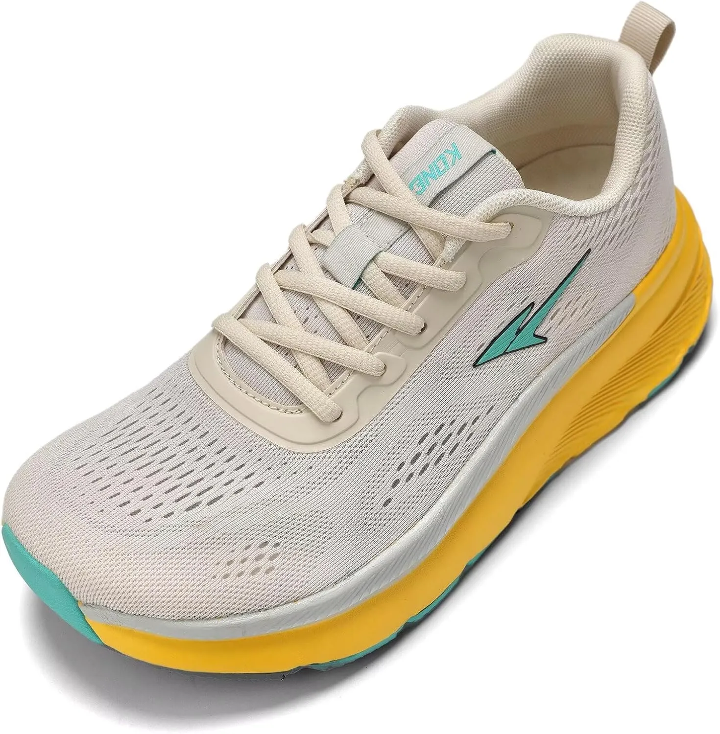 Men's Wide Toe Box Shoes Cushioned Road Running Shoes Non Slip Mens Walking Sneakers for Wide Feet Comfortable Soft Sole Athletic Wide Width Shoes