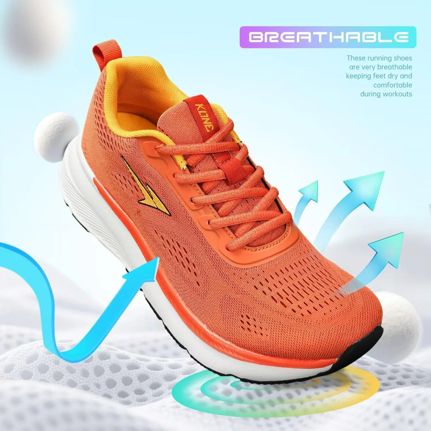 Men's Wide Toe Box Shoes Cushioned Road Running Shoes Non Slip Mens Walking Sneakers for Wide Feet Comfortable Soft Sole Athletic Wide Width Shoes