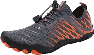 Mens Womens Water Shoes Non Slip Quick-Dry,Aqua Shoes Barefoot for Beach Surf Hiking Pool Water Sports Couple Summer Hiking Gym Fitness Lghtweight Breathable Sneakers Indoor Comfy Thick Shoe